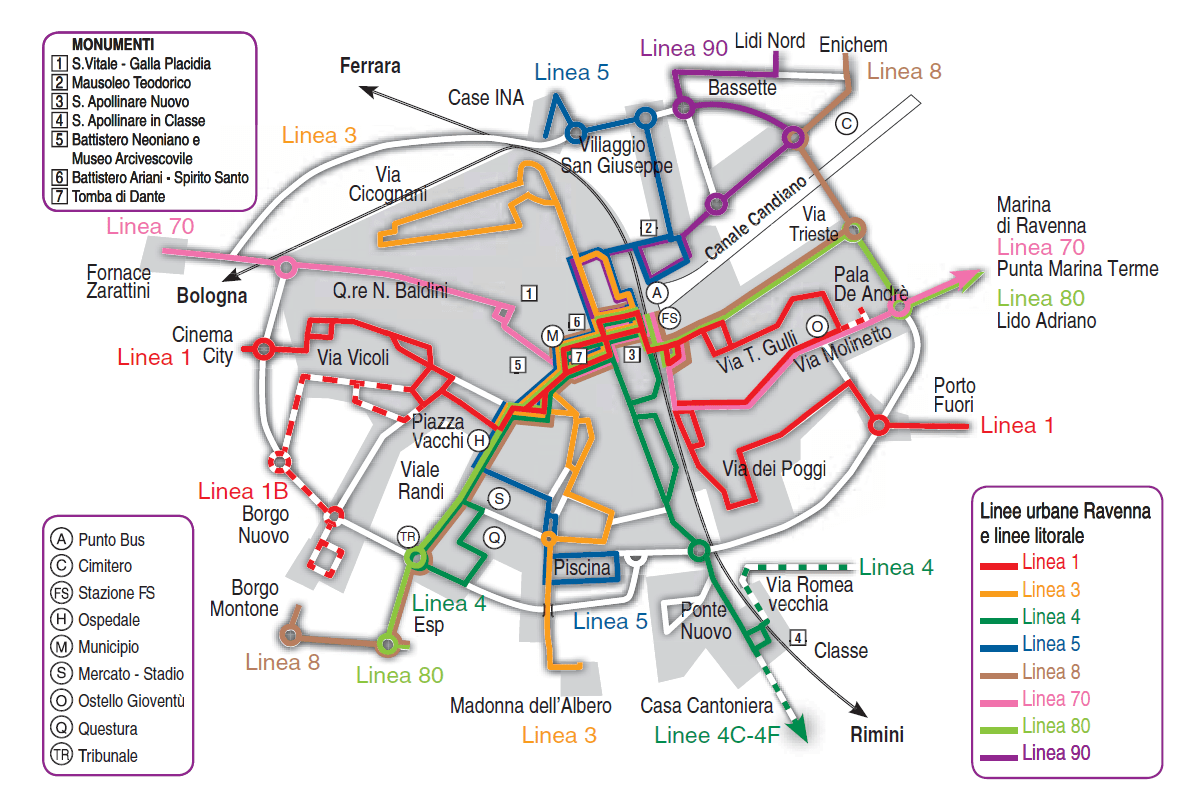 Bus Ravenna City Guide