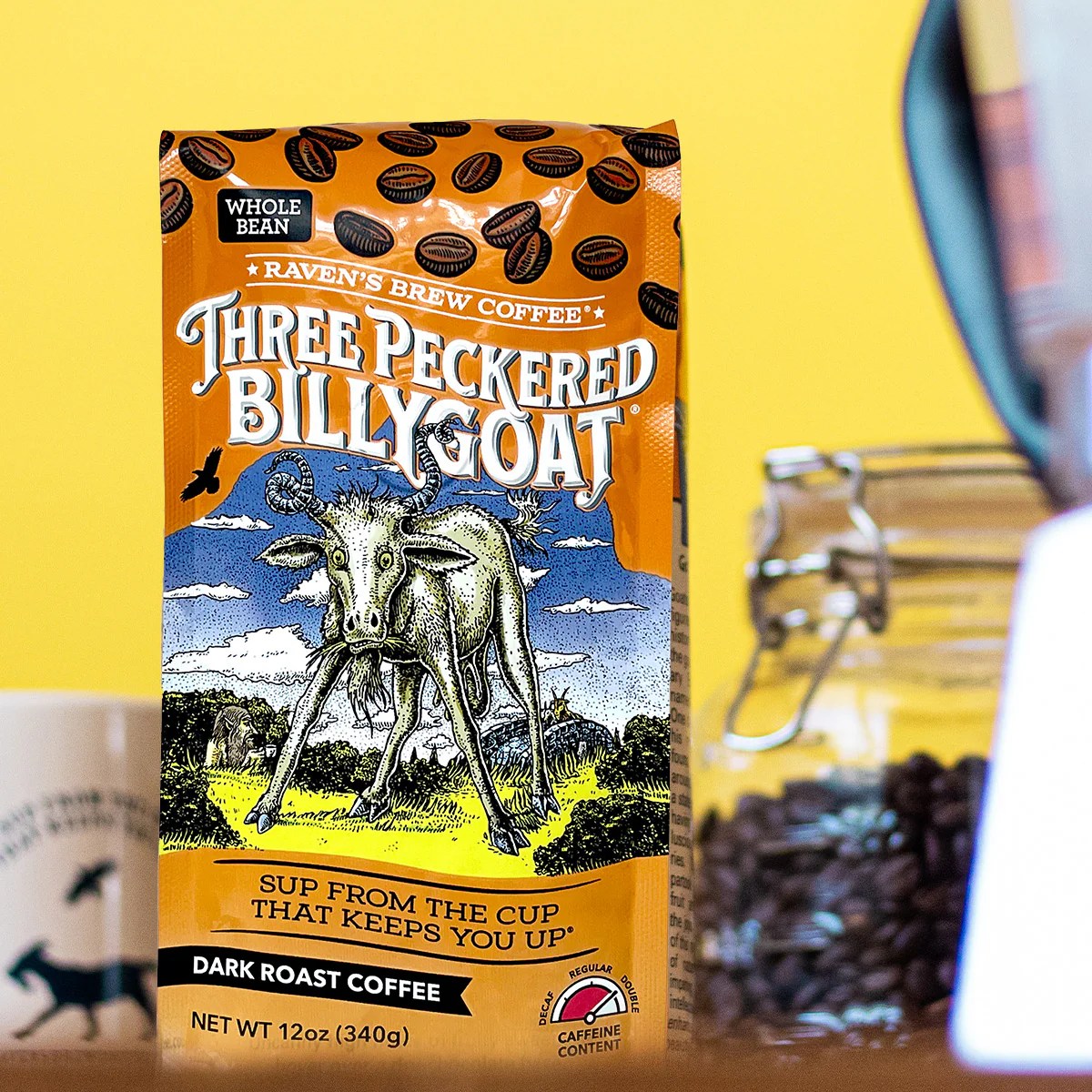 12oz Ebony Pearls™ Coffee Raven's Brew Coffee, Inc.