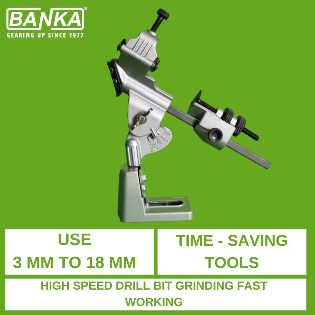How to use Drill Shank Sharpening tool in Bench Grinder? ड्रिल पाना सही