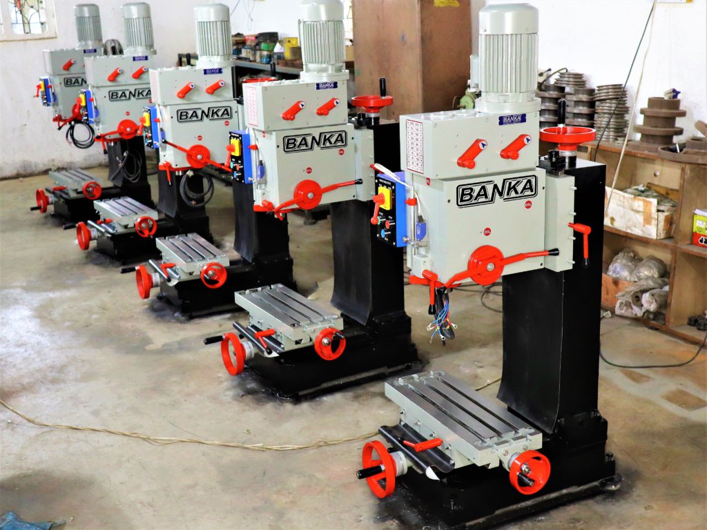 Drilling Cum Milling Machine BANKA 40MM Auto Feed Banka Machine