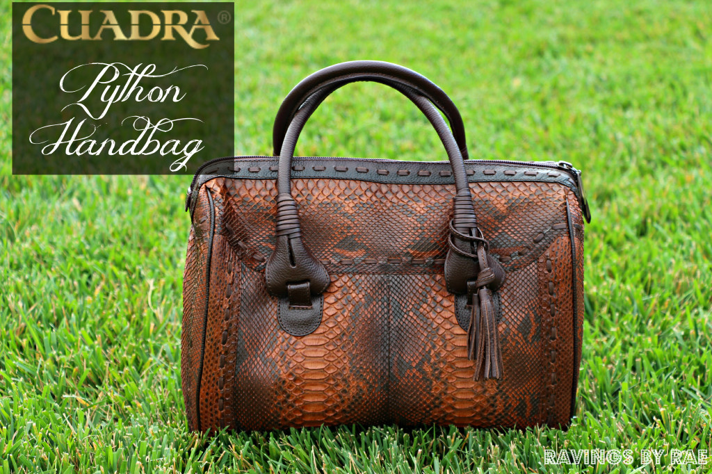 Python Hand Bag from CUADRA + OOTD Sarah Rae Vargas