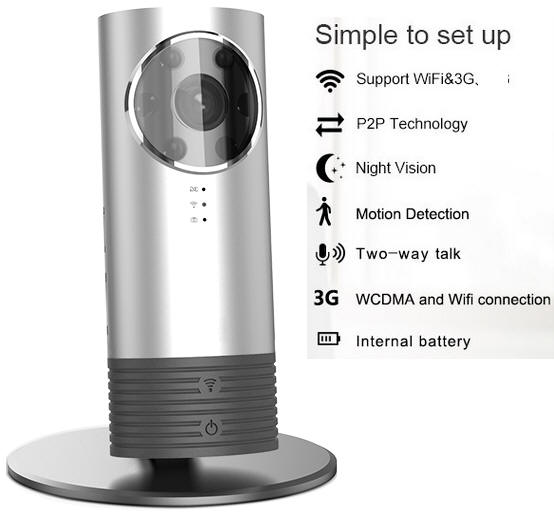 Clever Dog 3G 4G SIM Card smart camera with wifi home security baby