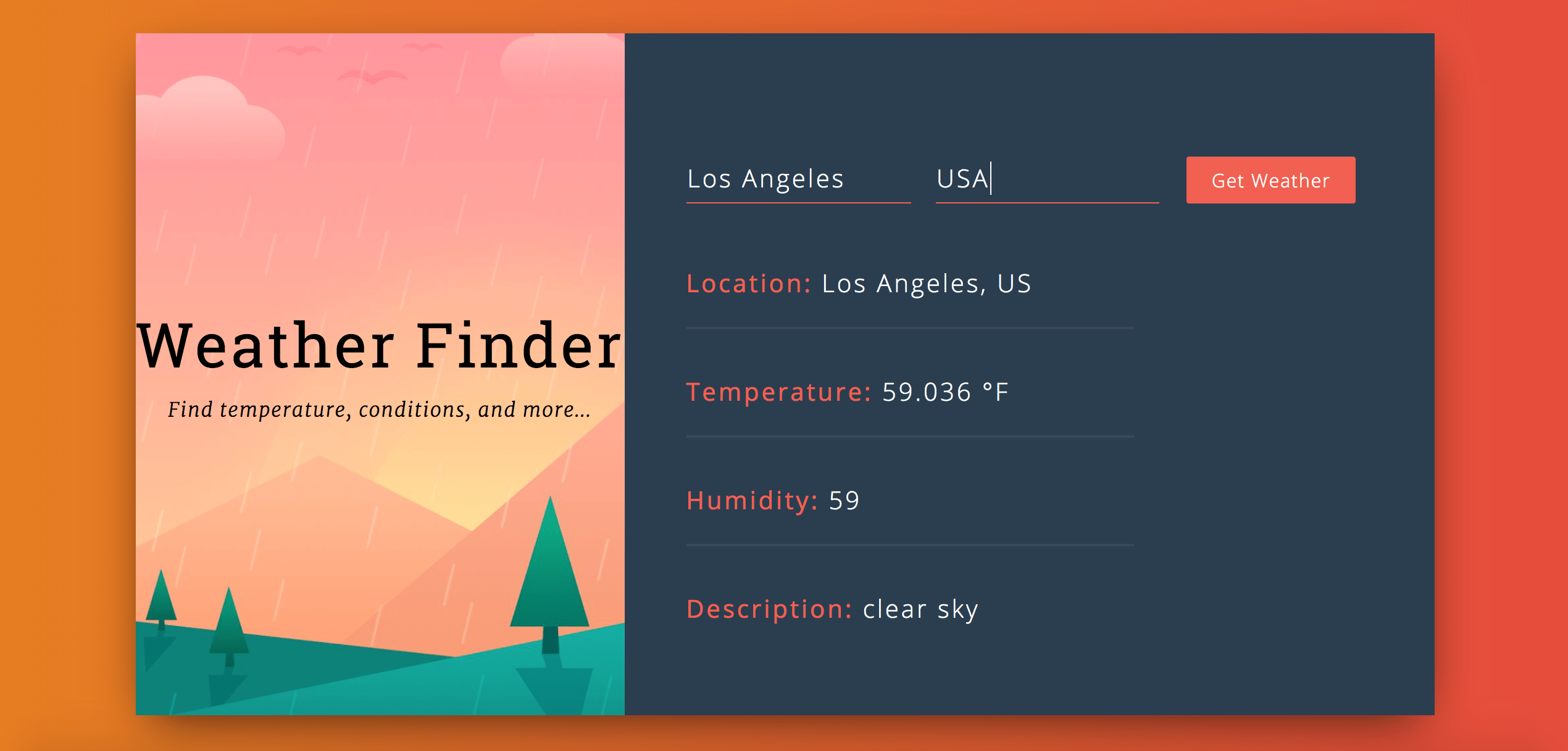 GitHub amac714/reacthooksweatherapp Weather App with React Hooks
