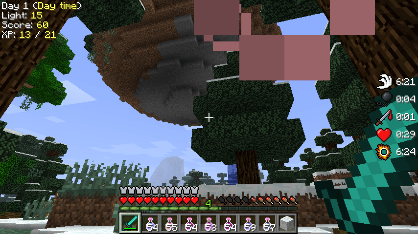 bspkrs' mods (ArmorStatusHUD, DirectionHUD, StatusEffectHUD) Minecraft Mods Mapping and