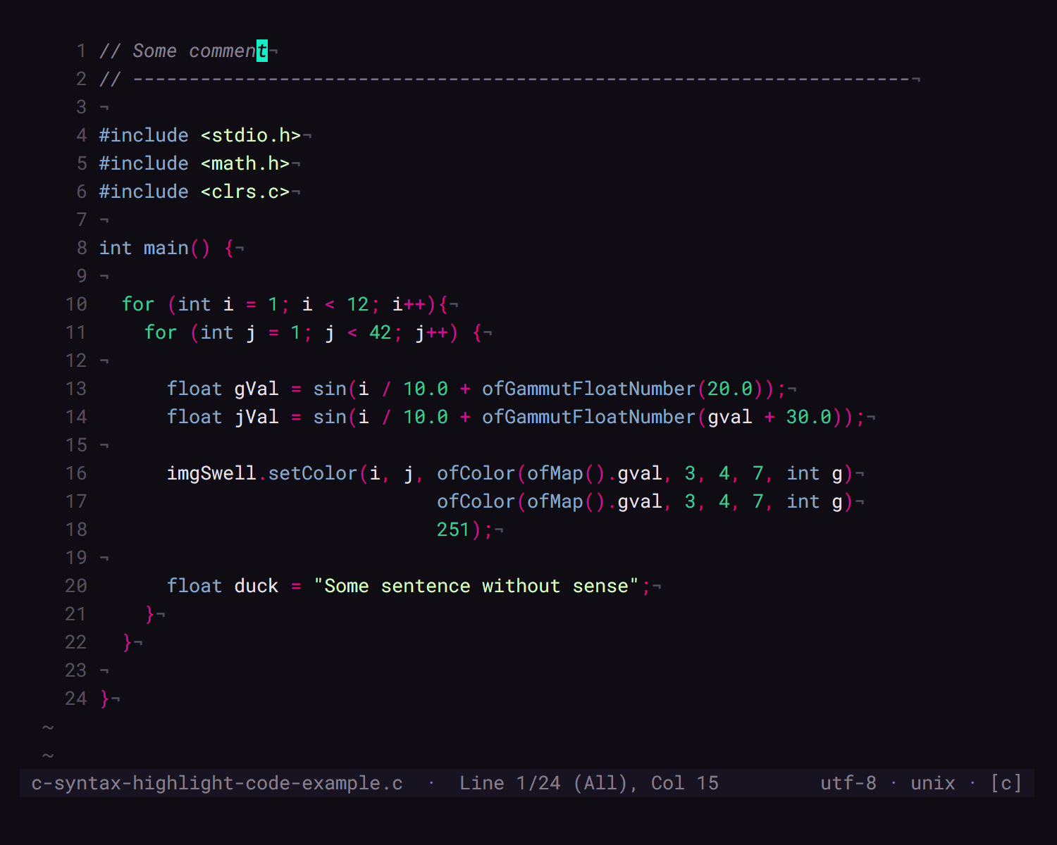 GitHub cseelus/vimcolorslucid A color scheme for VIM with vivid