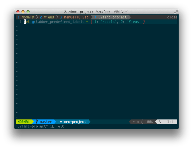 GitHub fweep/vimtabber A Vim plugin for labeling tabs, styled after
