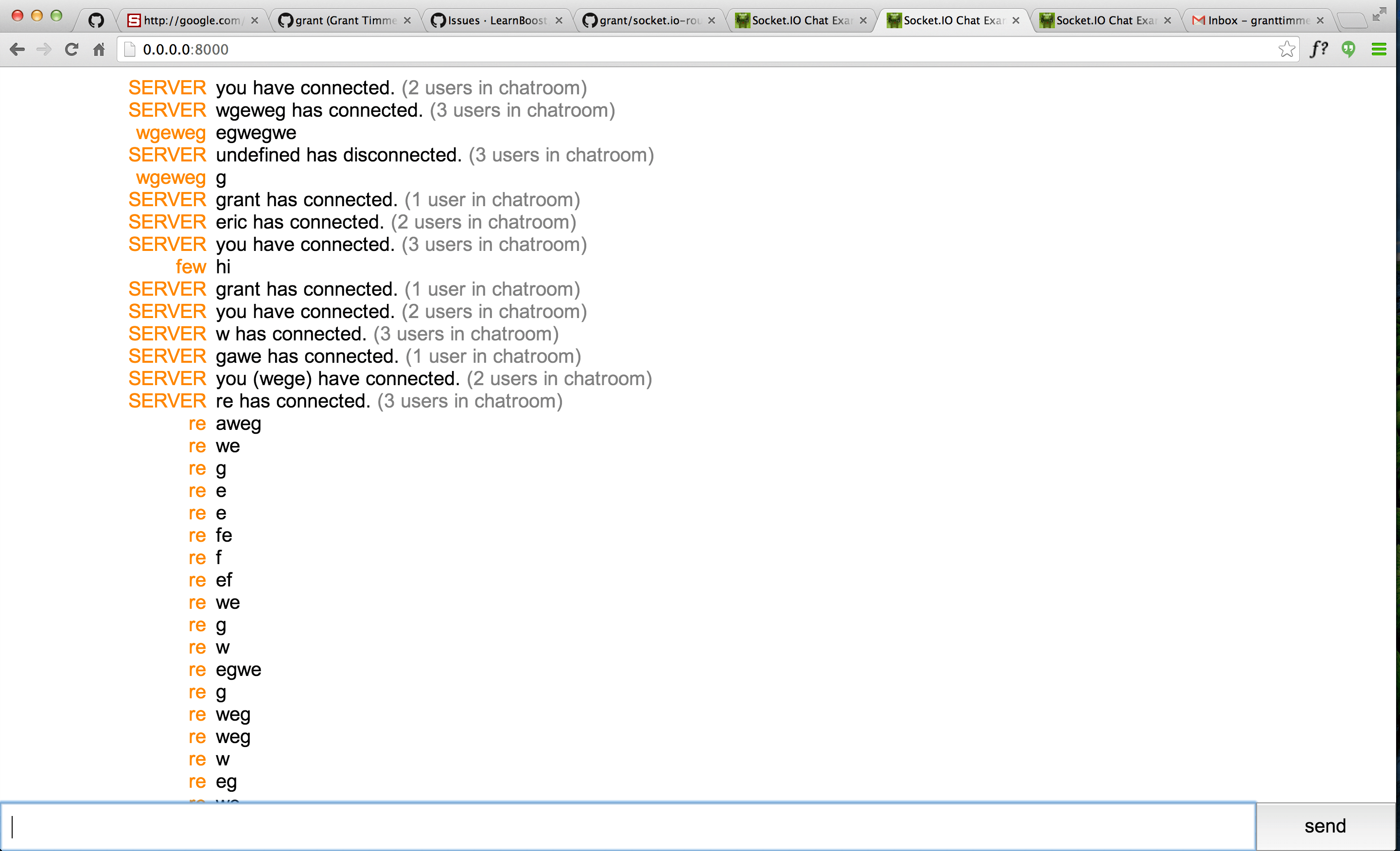 GitHub grant/socket.iochat A simple chat demo for socket.io OLD