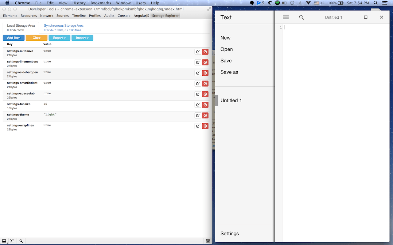 GitHub jusio/storageareaexplorer Extension for Chrome with allows
