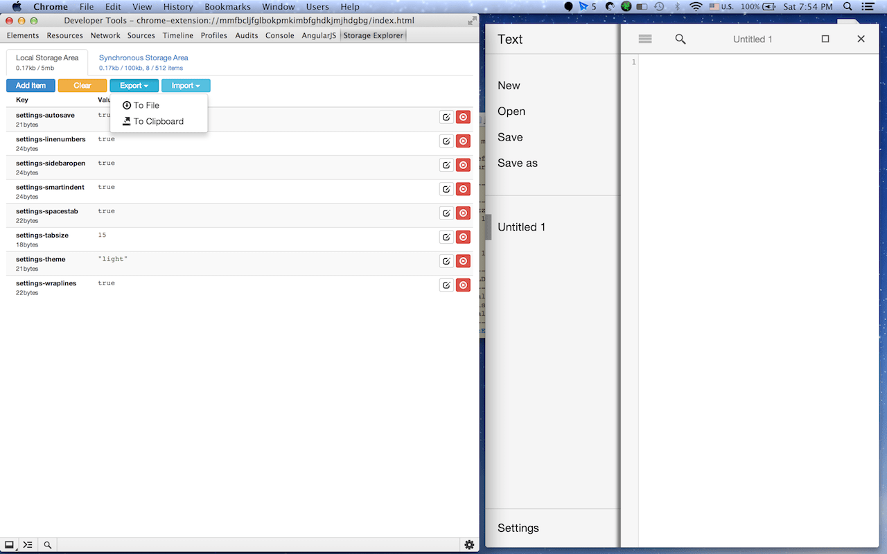 GitHub jusio/storageareaexplorer Extension for Chrome with allows