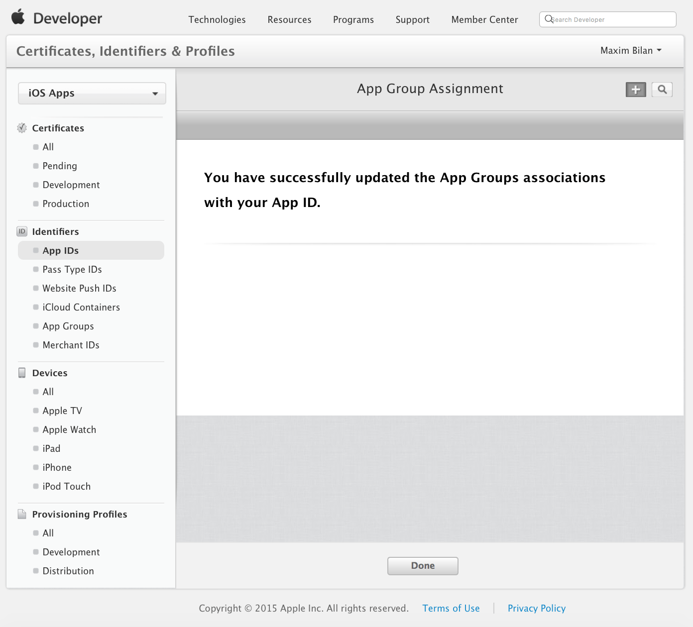 GitHub maximbilan/iOSSharedCoreDataStorageforAppGroups iOS