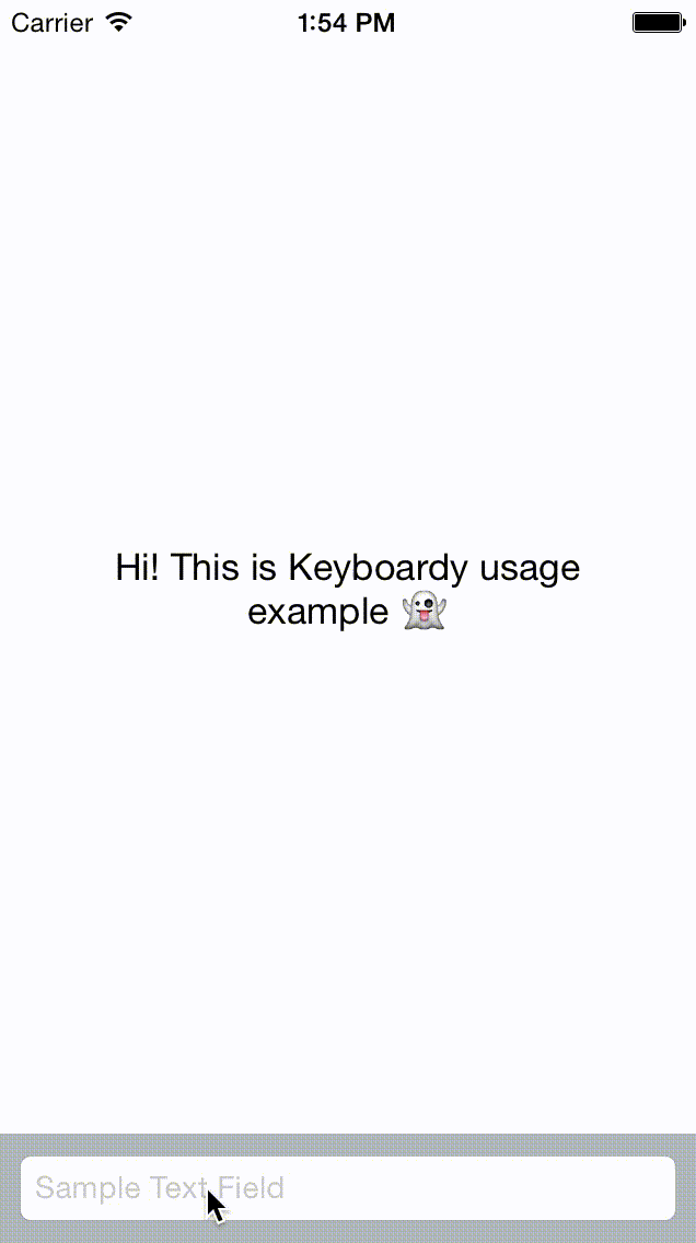 GitHub podkovyrin/Keyboardy UIViewController extension for