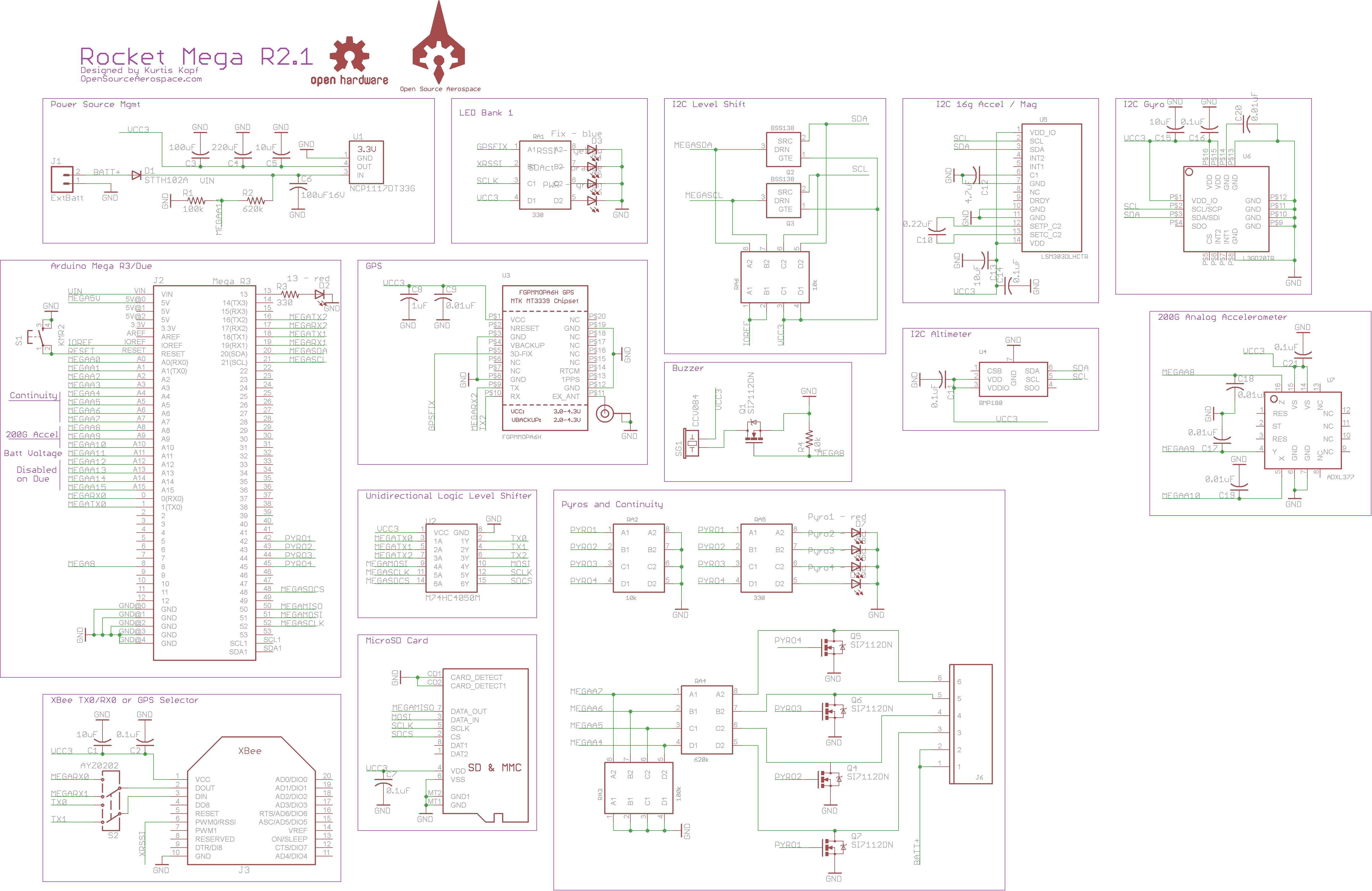 Arduino Mega Eagle Schematic