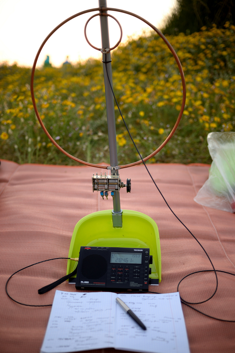 GitHub 4x1md/hf_loop_ant HF (1040 meters) resonant loop antenna.