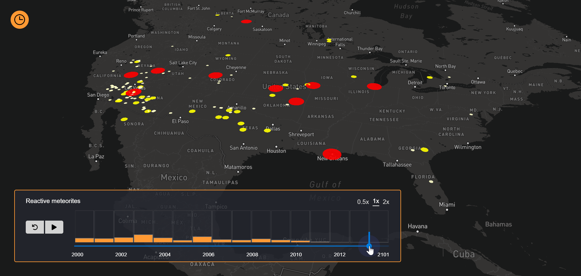 Deck.gl Time Series Widget