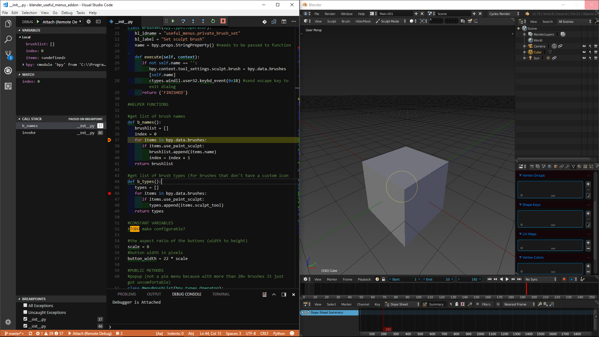 Blender Debugger For Vscode