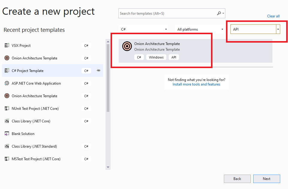 Onion Architecture Visual Studio Marketplace