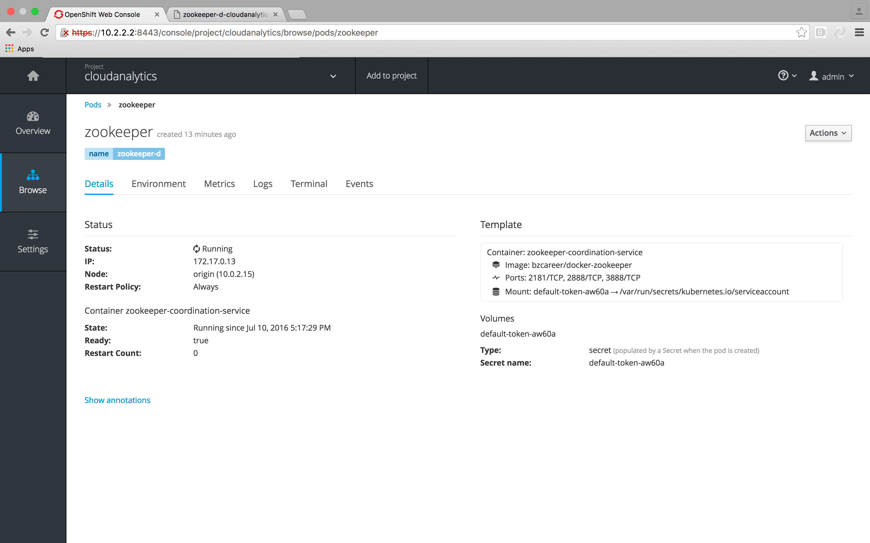 GitHub BZCareer/dockerzookeeper Apache Zookeeper