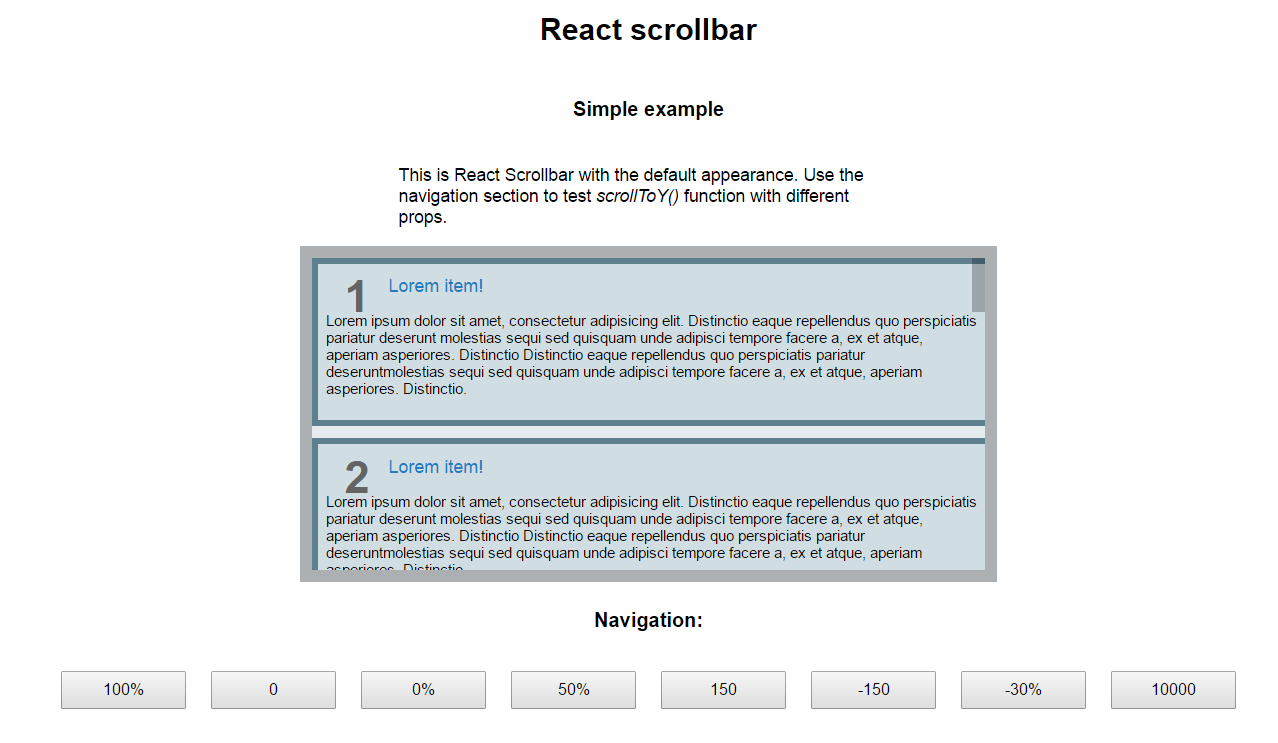 npmreactscrollbarjs Skypack