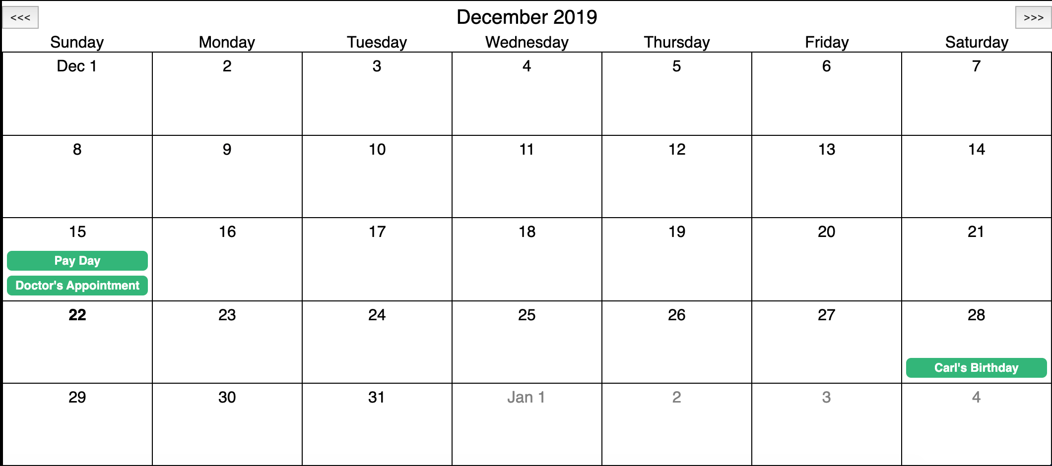 GitHub BrennanR/reactcleancalendar A highlycustomizable and