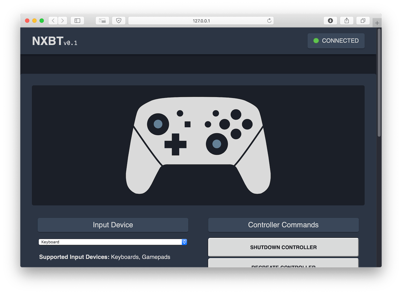 GitHub Brikwerk/nxbt Control your Nintendo Switch through a website