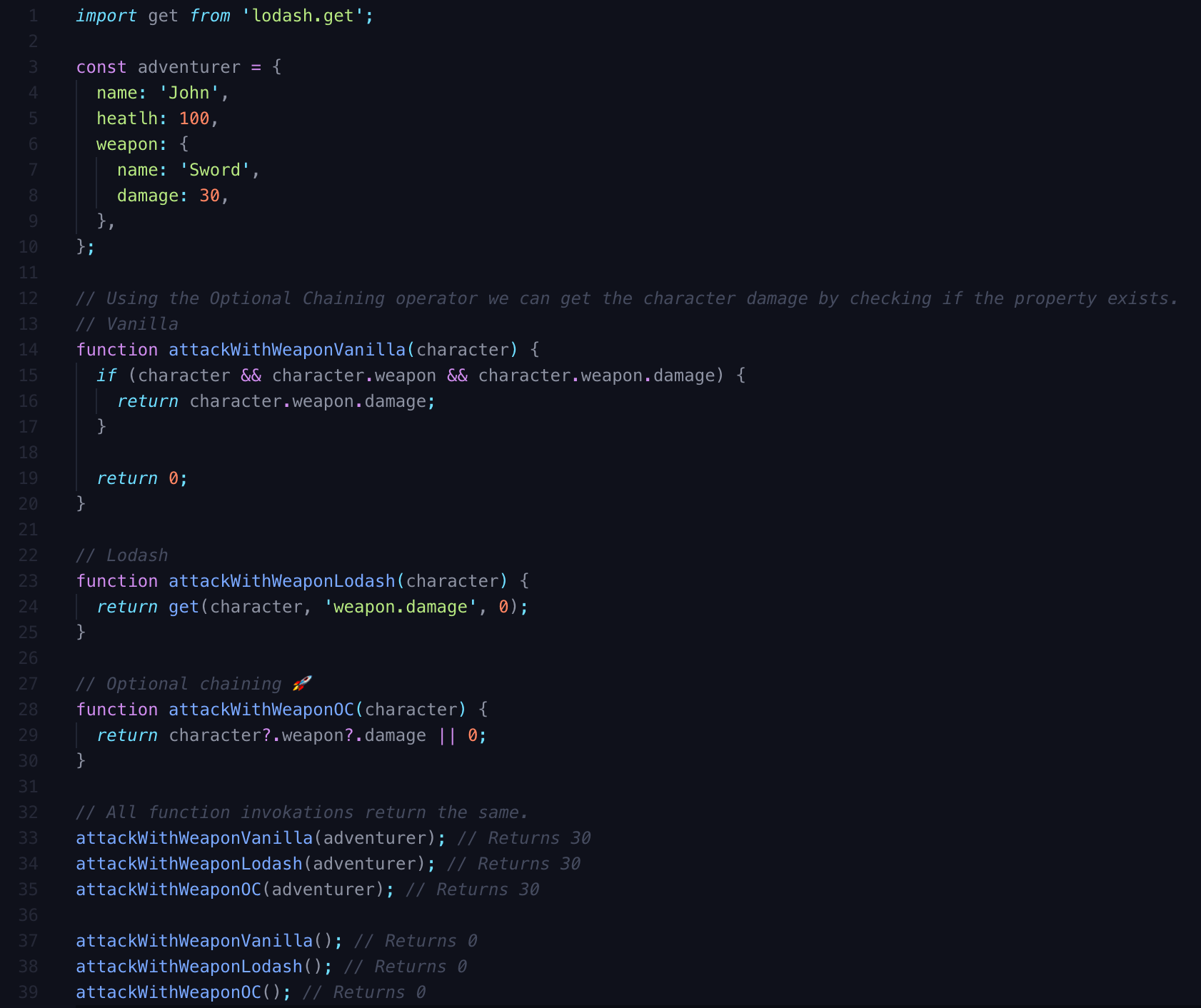 GitHub Ccastillo06/optionalchainingexample An easy Optional
