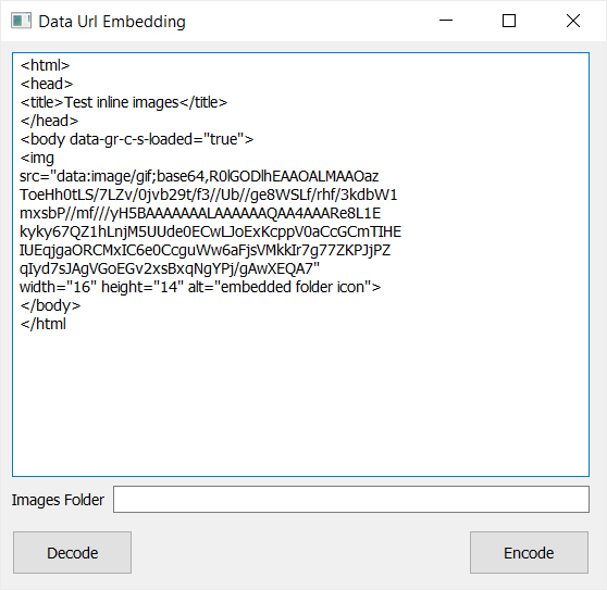 Data URL Embedding Clever Components