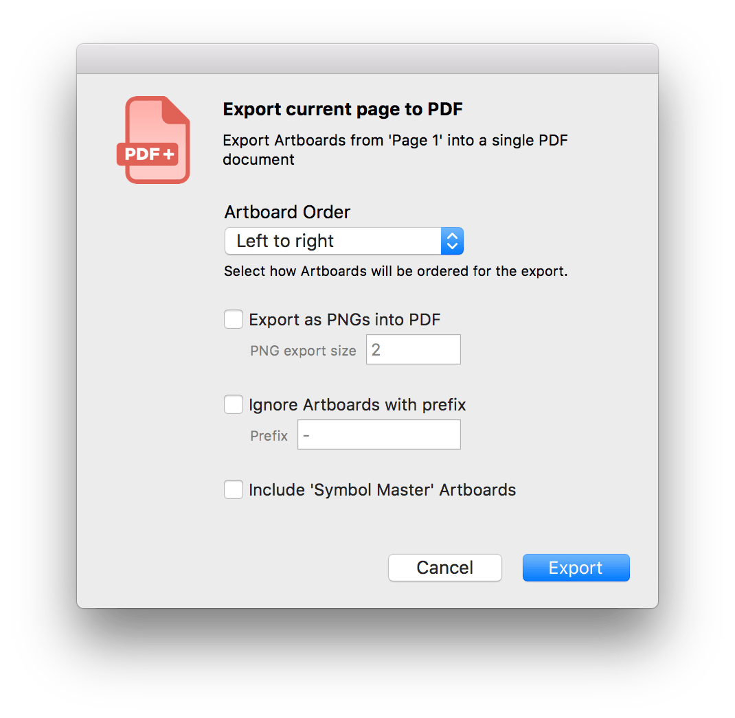 Pdf Export Sketch Plugin