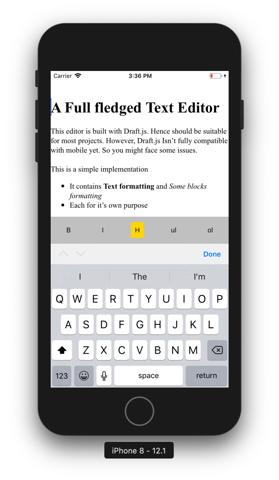 GitHub reactnativetoolkit/reactnativedraftjs A full fledged
