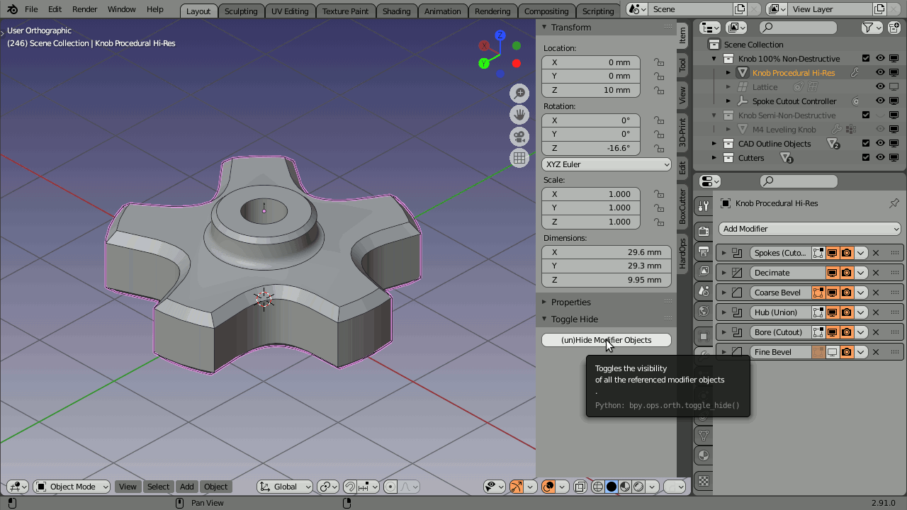 Blender Cad Tools