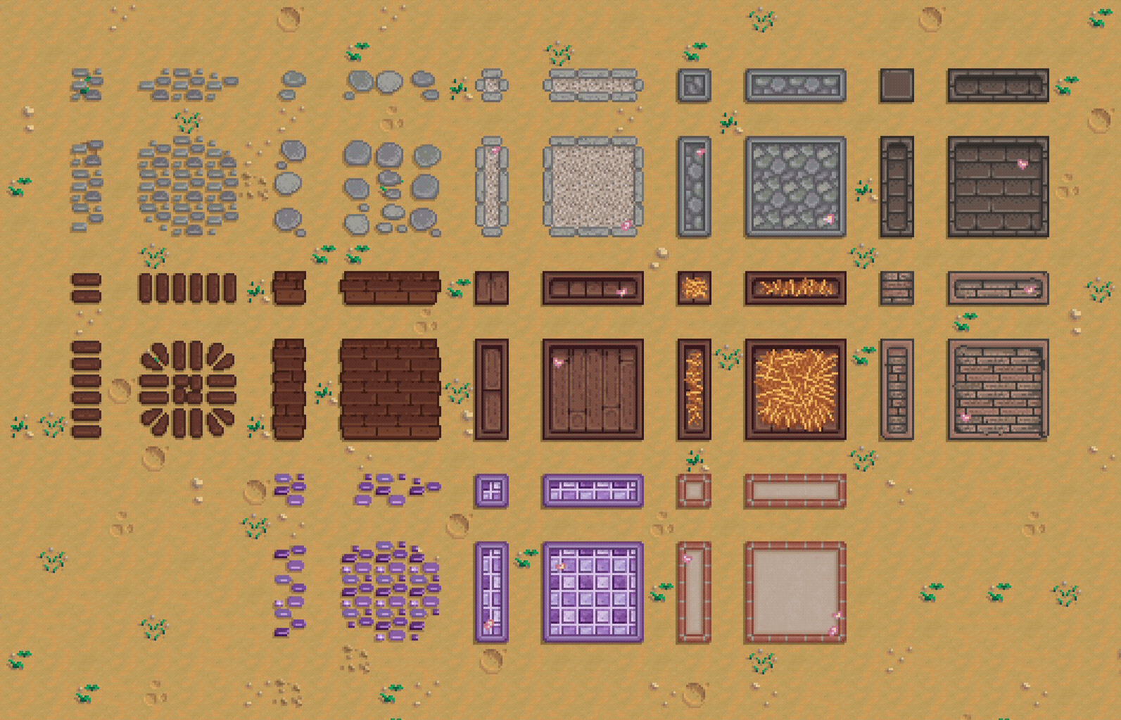 Ellie's Seasonal Paths and Flooring at Stardew Valley Nexus Mods and