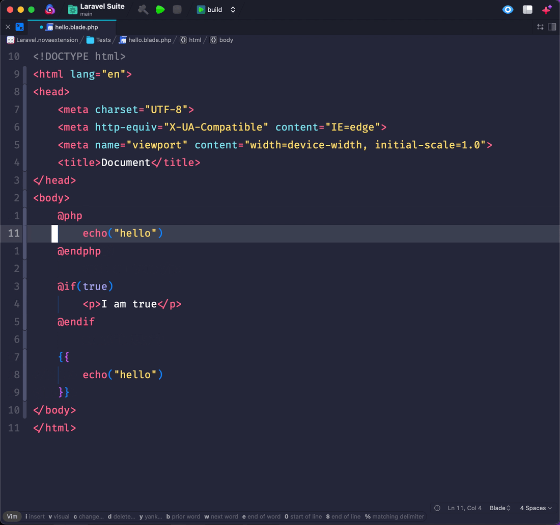 GitHub EmranMR/treesitterblade treesitter grammar for Laravel