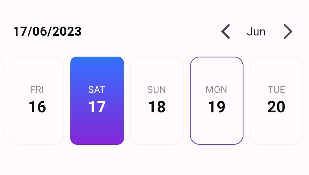EasyDateTimeline A Flutter widget for creating interactive timelines