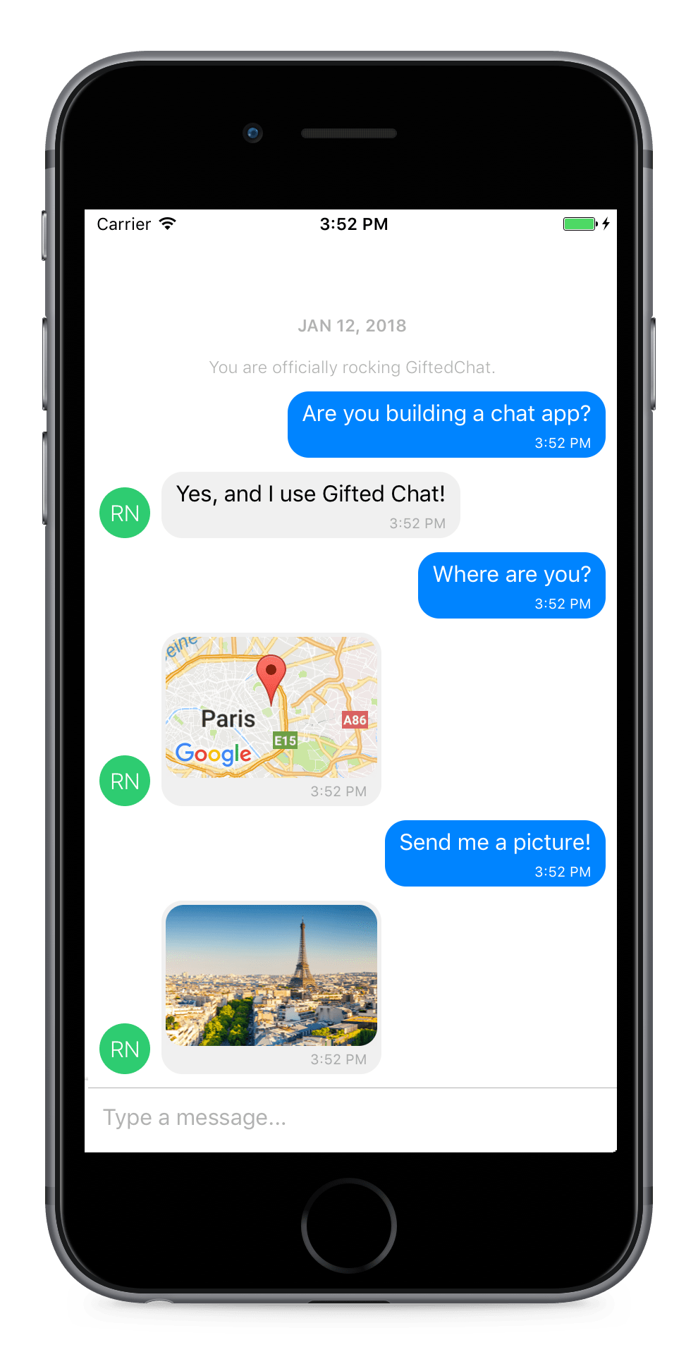 GitHub FaridSafi/reactnativegiftedchat 💬 The most