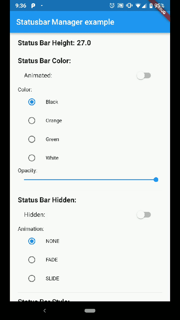 Flutter_statusbar_manager