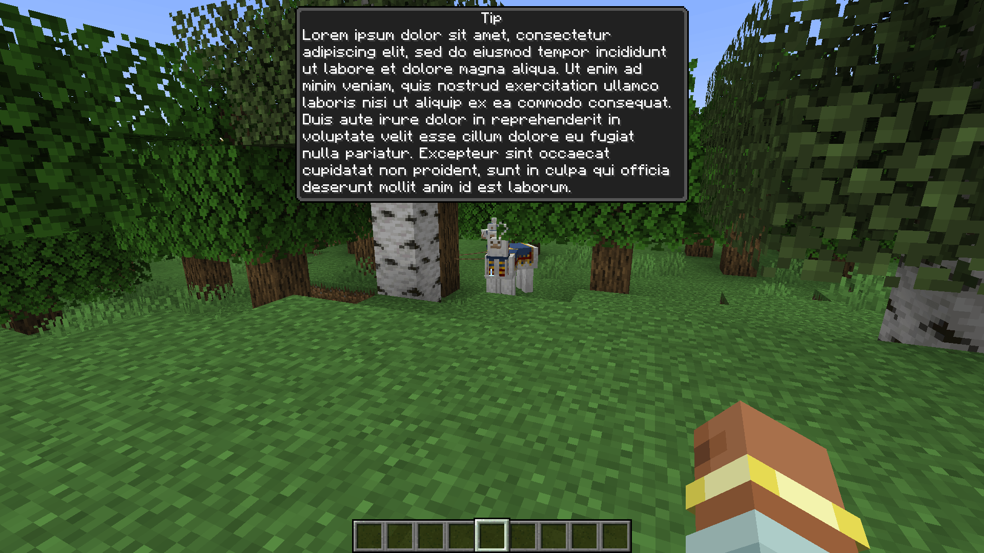 InGameTips - Minecraft Mod