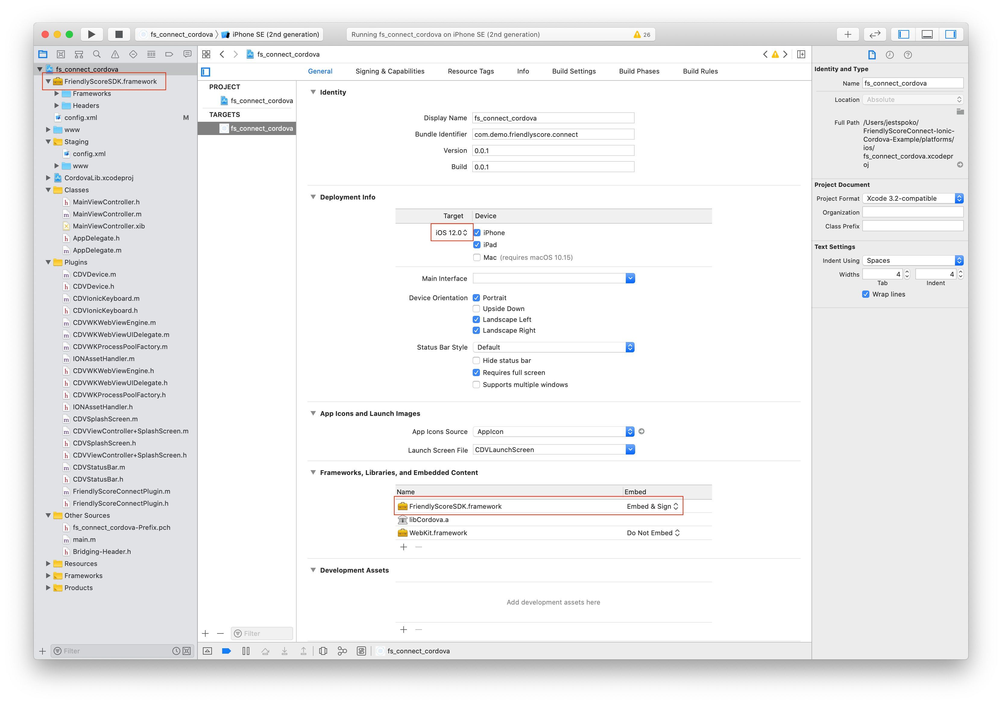 GitHub FriendlyScore/FriendlyScoreConnectIonicCordovaExample