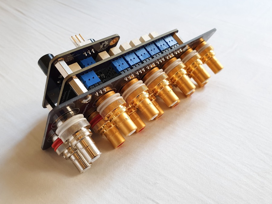 PCBs for MDAC attenuator, input selector, RCA panel for CMC RCAs