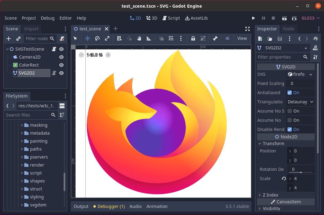 Godot SVG - Godot Asset Library