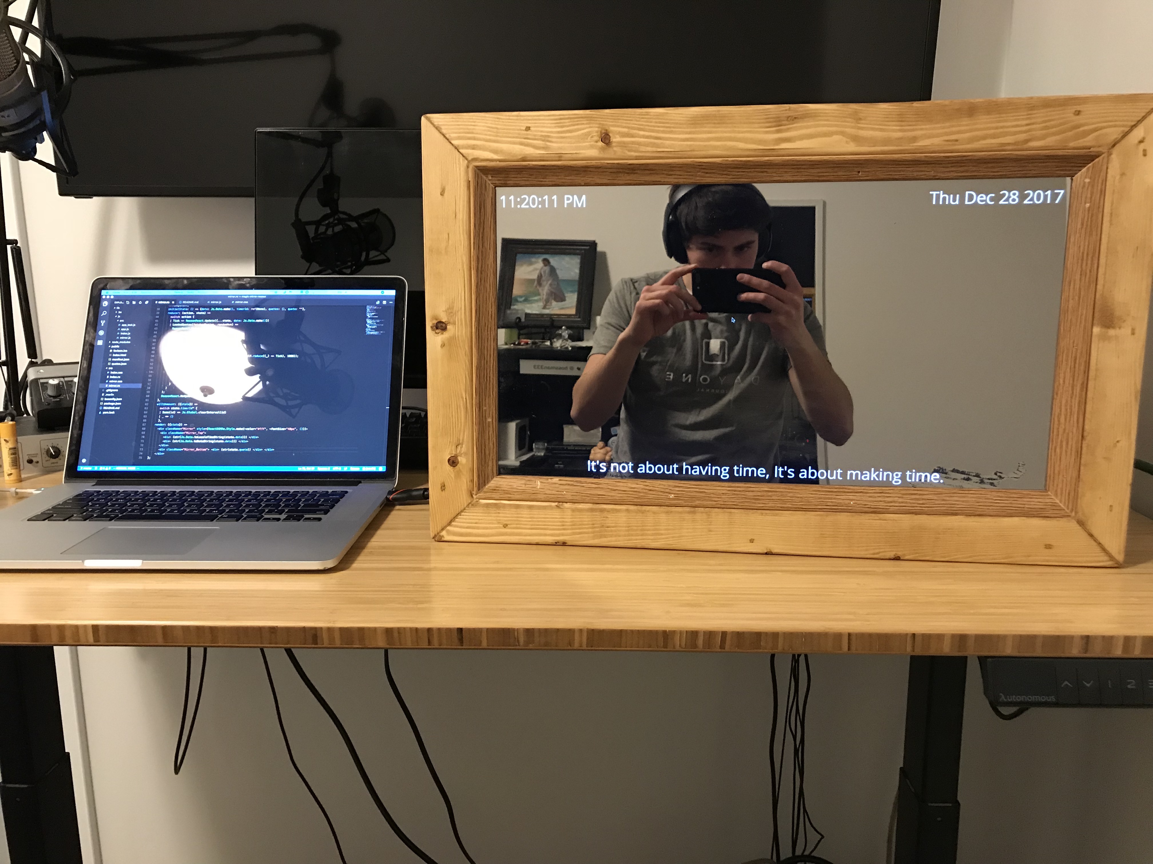 GitHub Hossman333/magicmirrorreason Magic mirror dashboard built
