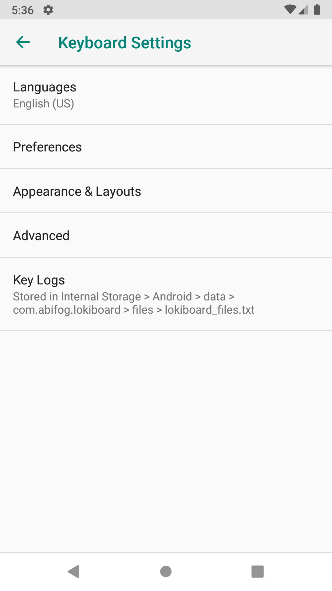 GitHub IceWreck/LokiBoardAndroidKeylogger Android Keylogger
