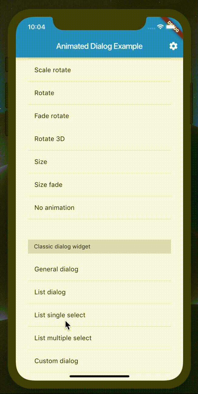 flutter_animated_dialog Flutter Package