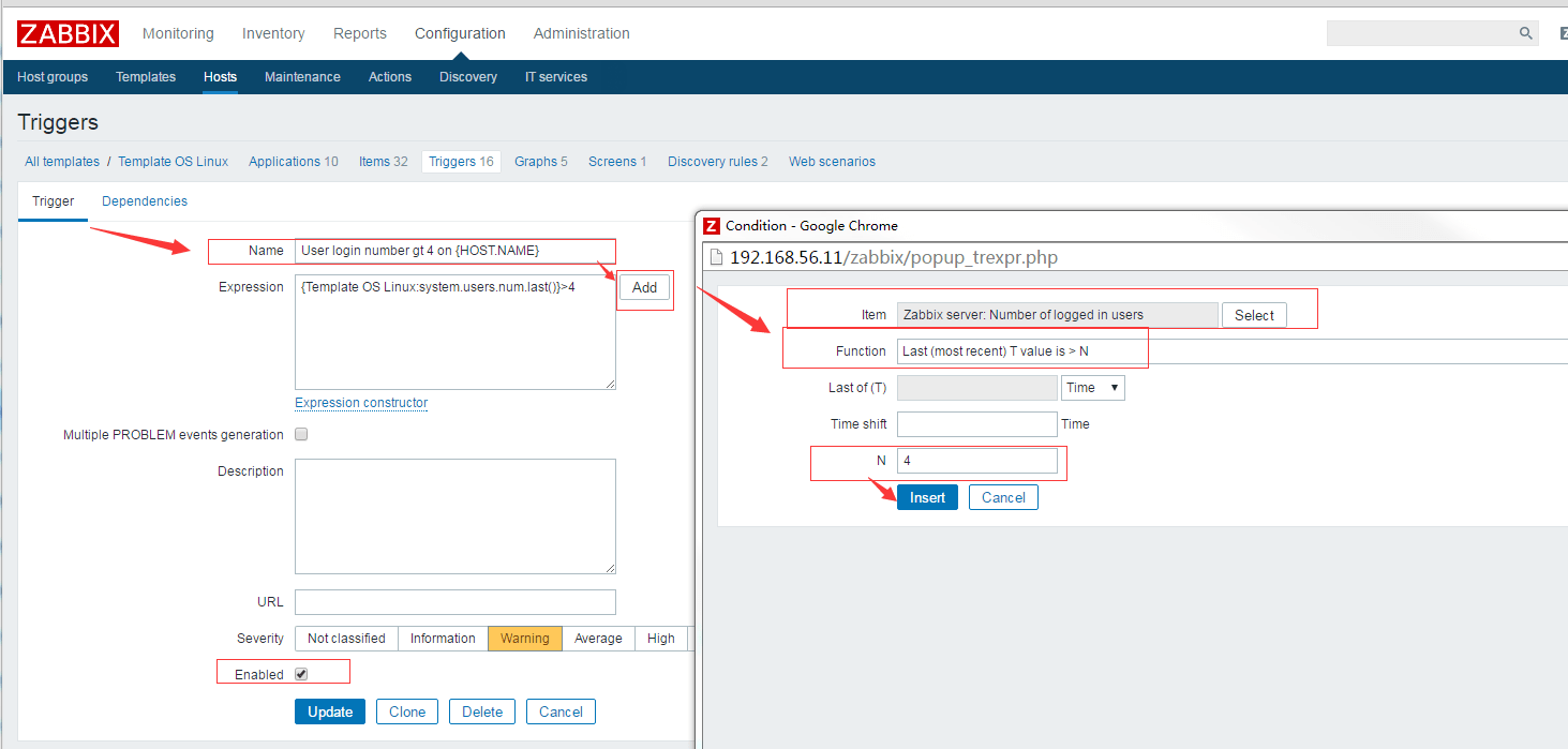 Zabbix Trigger 配置实例 Jamin Zhang