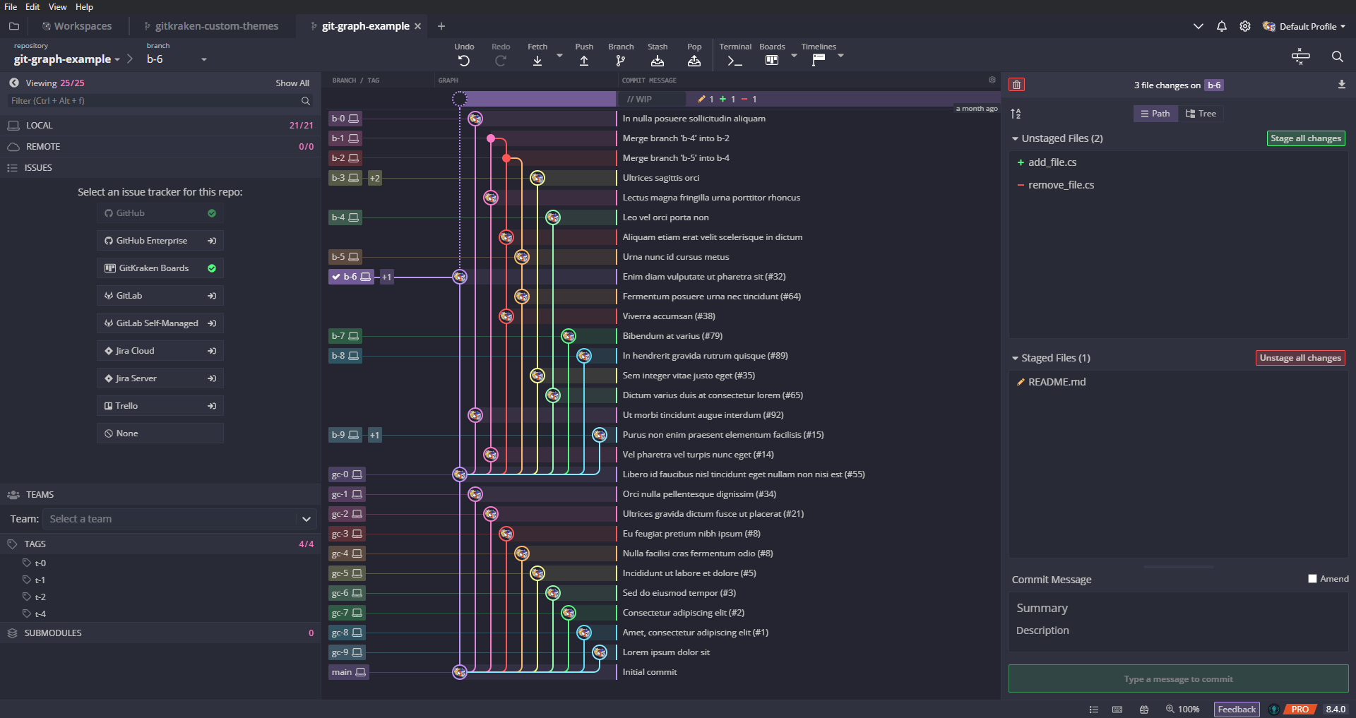 Gitkraken Custom Themes