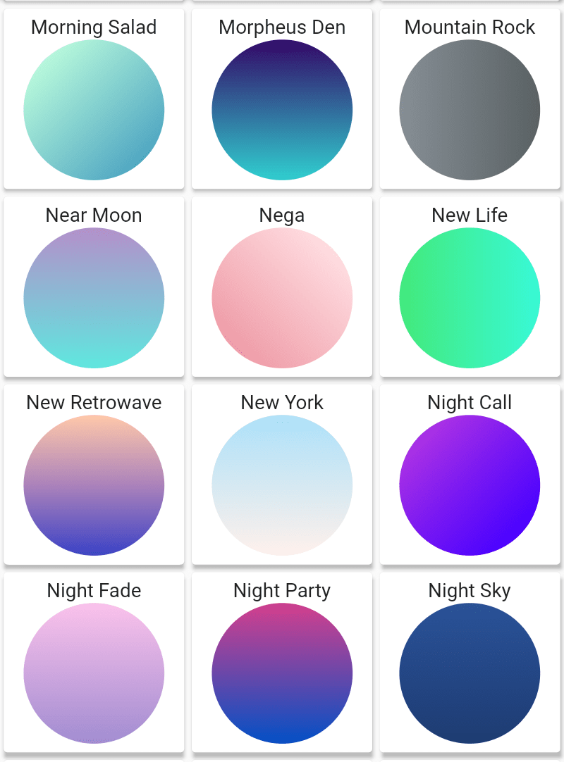 GitHub JonathanMonga/flutter_gradients A curated collection of awesome gradients made in Dart