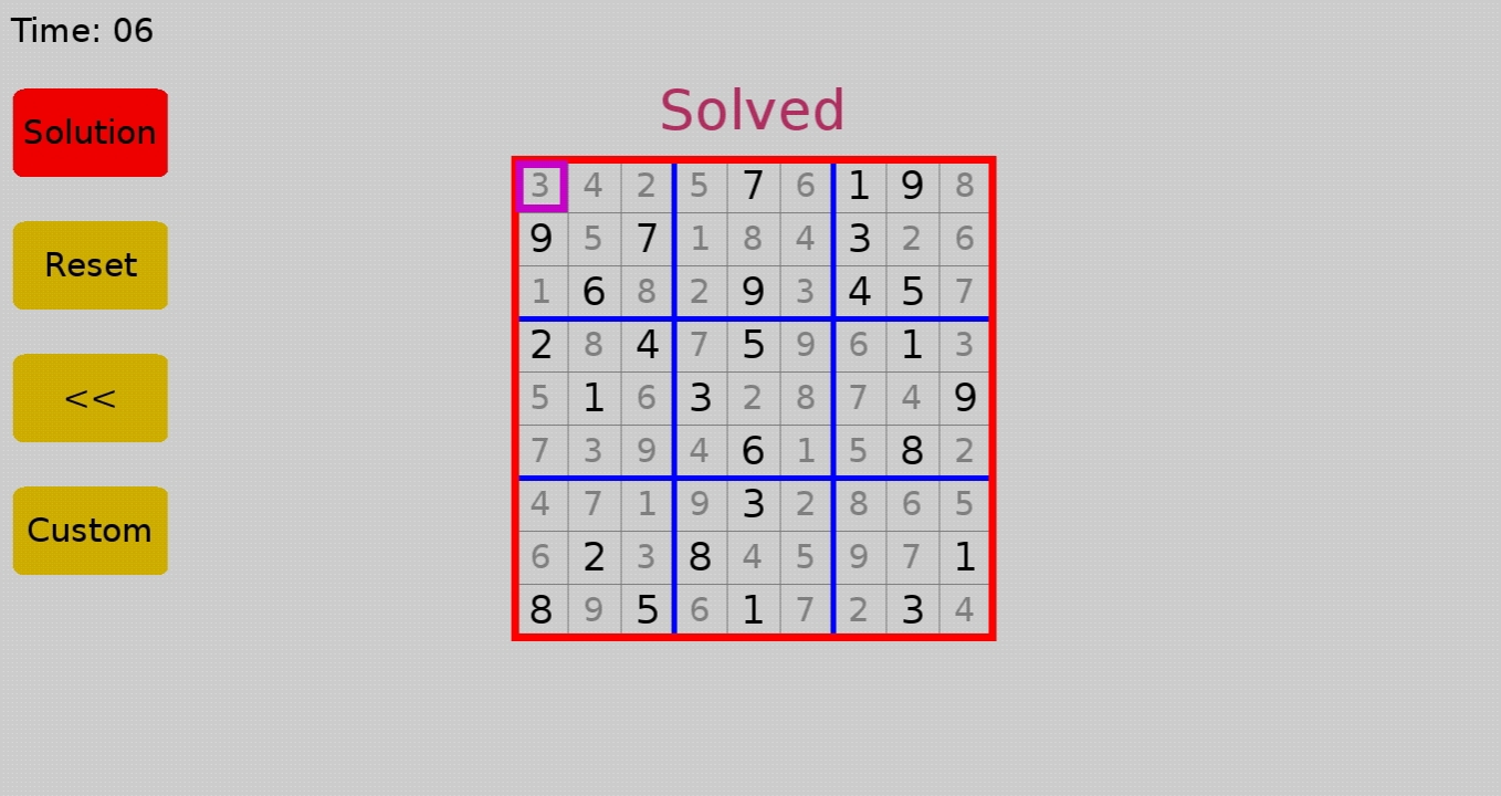 GitHub KKelvin/SudokuGUI A sudoku game where a user tries to solve the sudoku puzzle