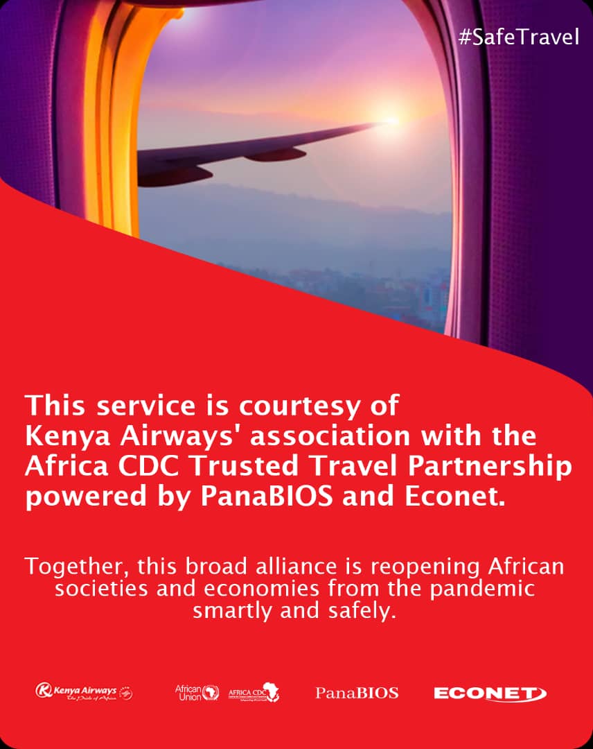 Trusted Travel Program Africa CDC Kenya Airways