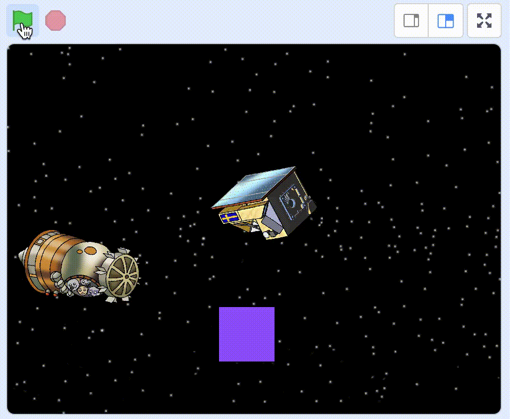 Space Junk Programming task in The Space Code Kodboken