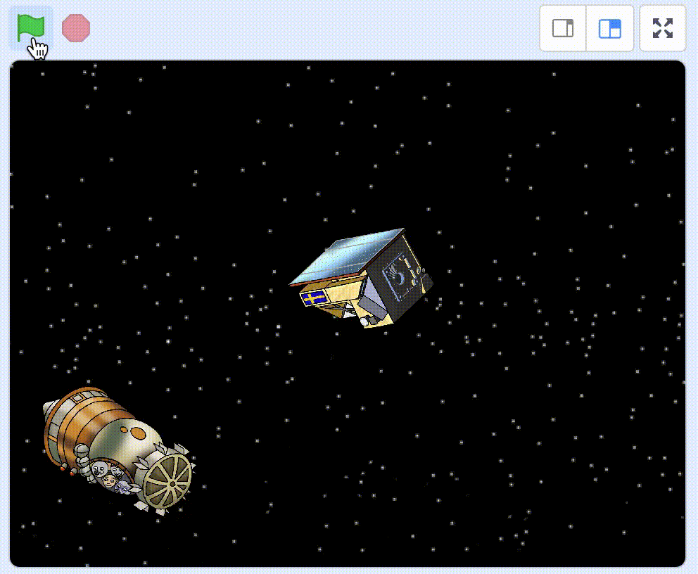 Space Junk Programming task in The Space Code Kodboken