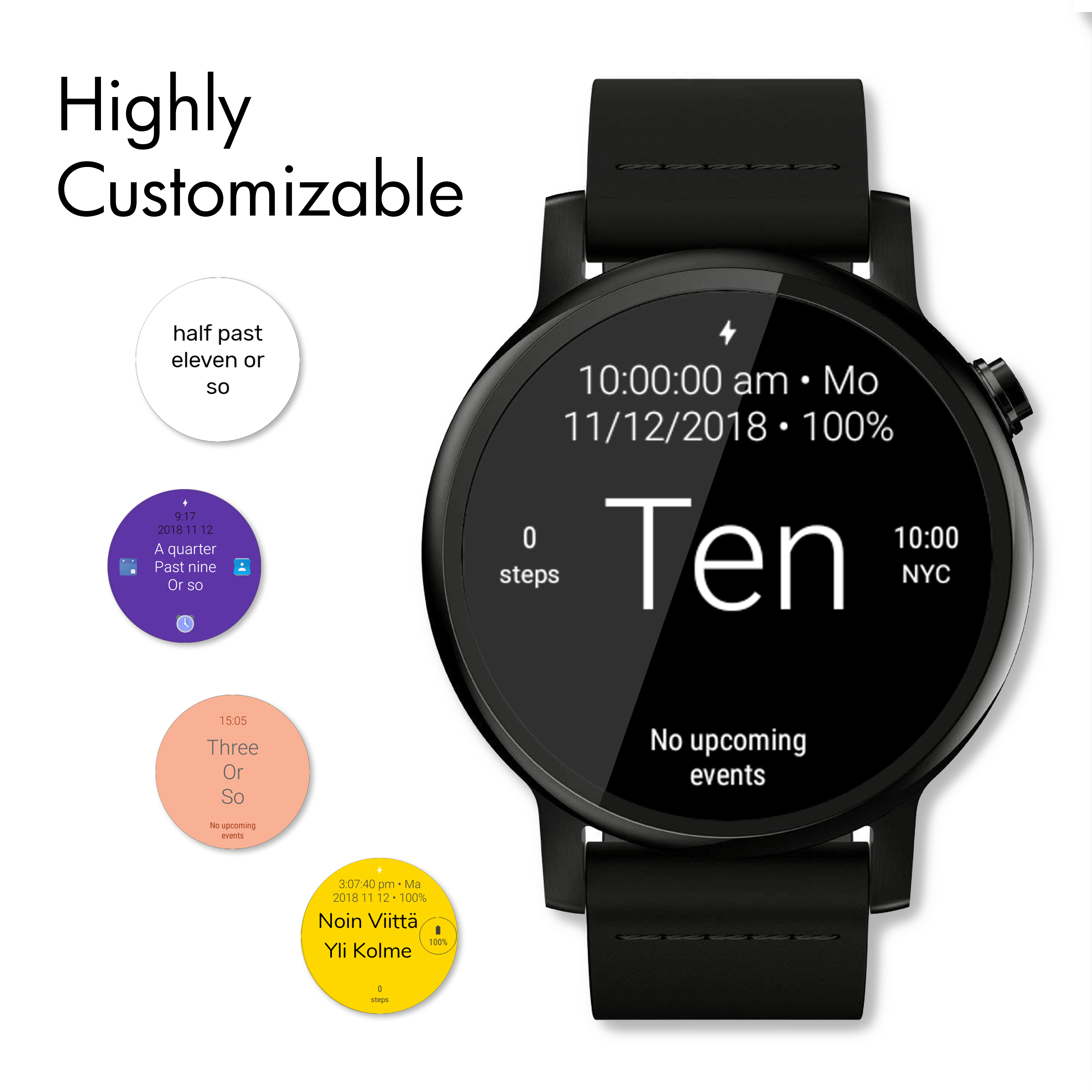 GitHub LayoutXML/Twelveish 🕛 Twelveish Android Wear/Wear OS Watch Face