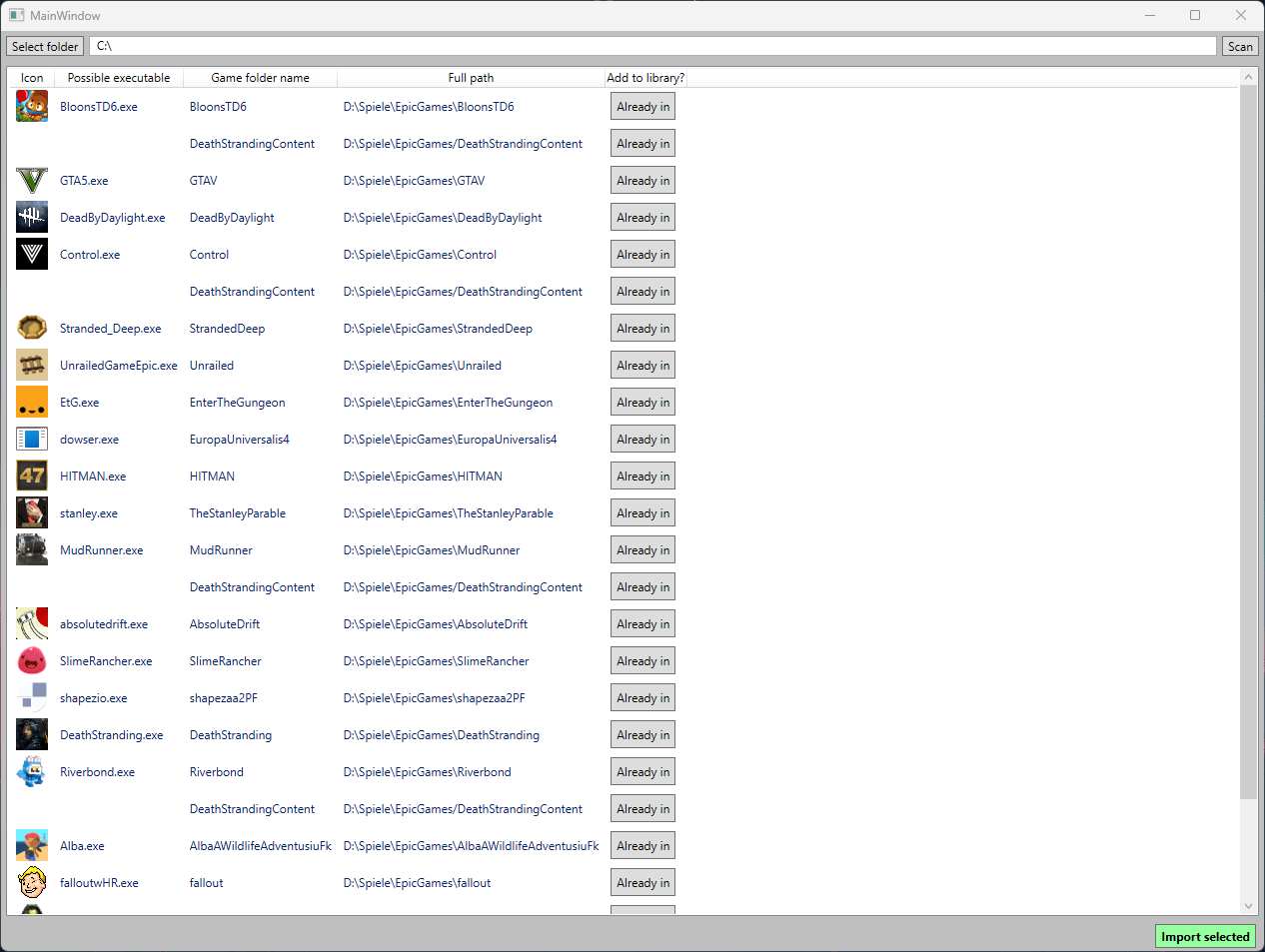 GitHub Letoonik/EpicGamesLibraryImporter A tool that allows to